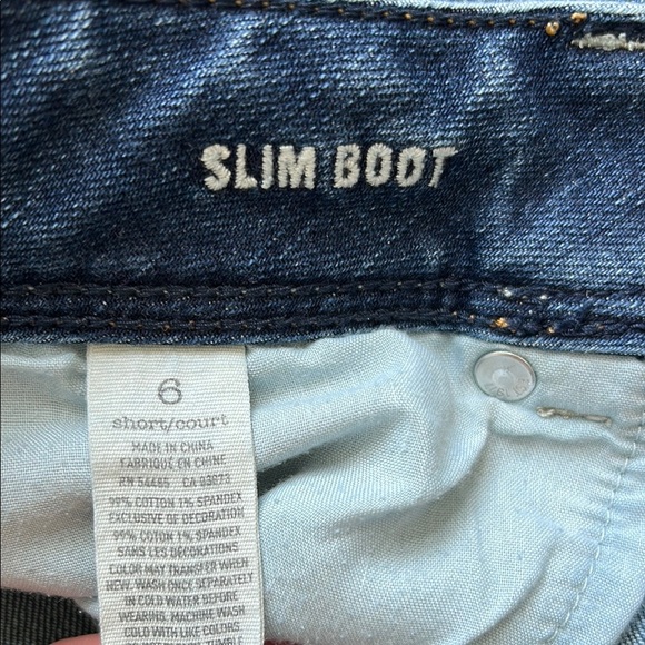 Y2K American Eagle low rise boot cut Denim Jeans size 6 - Picture 6 of 9